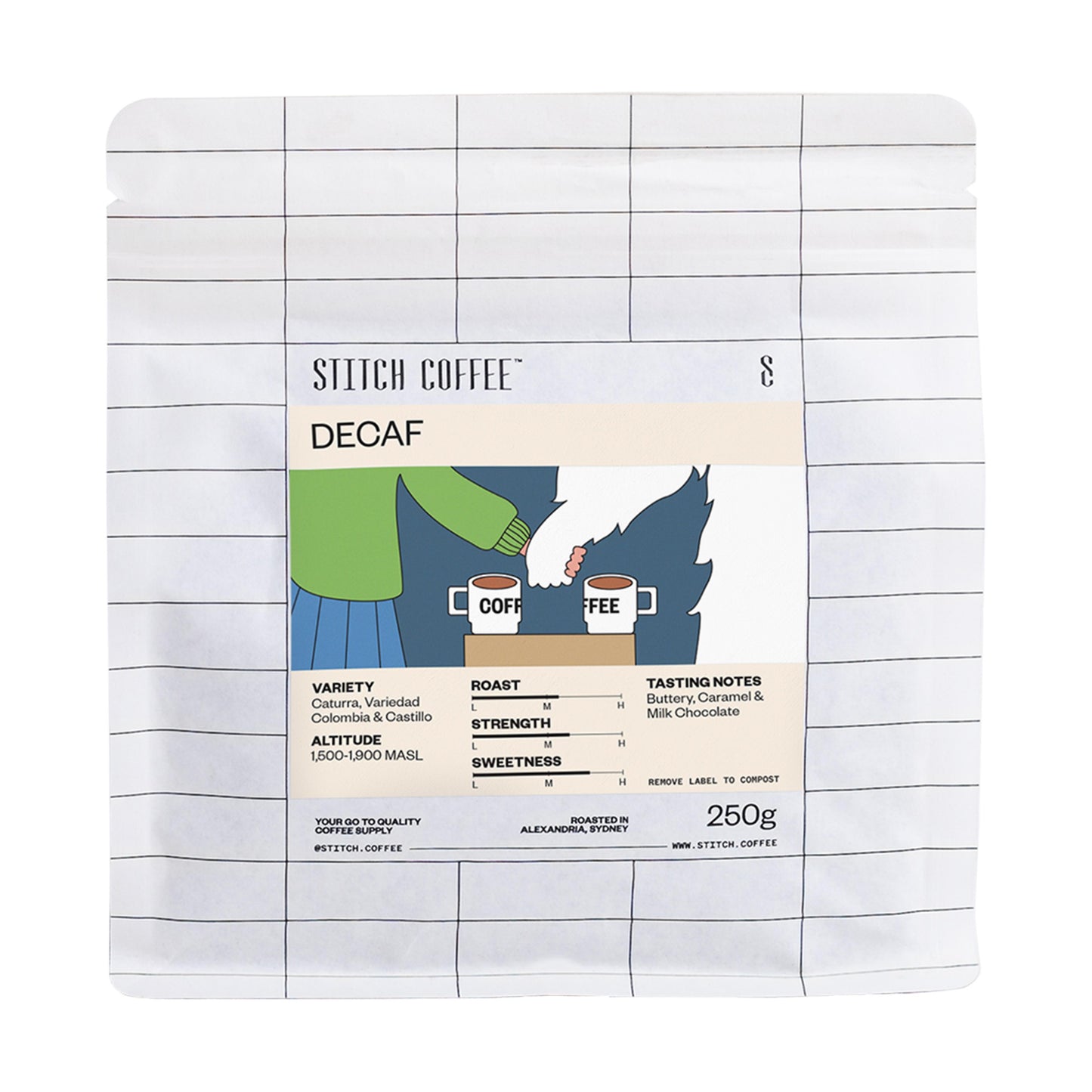 COLOMBIA, POPAYAN DECAF